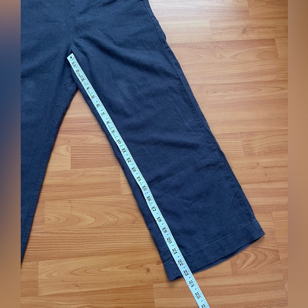 Caslon Linen Blend Wide Leg Cropped Pants - Picture 6 of 7